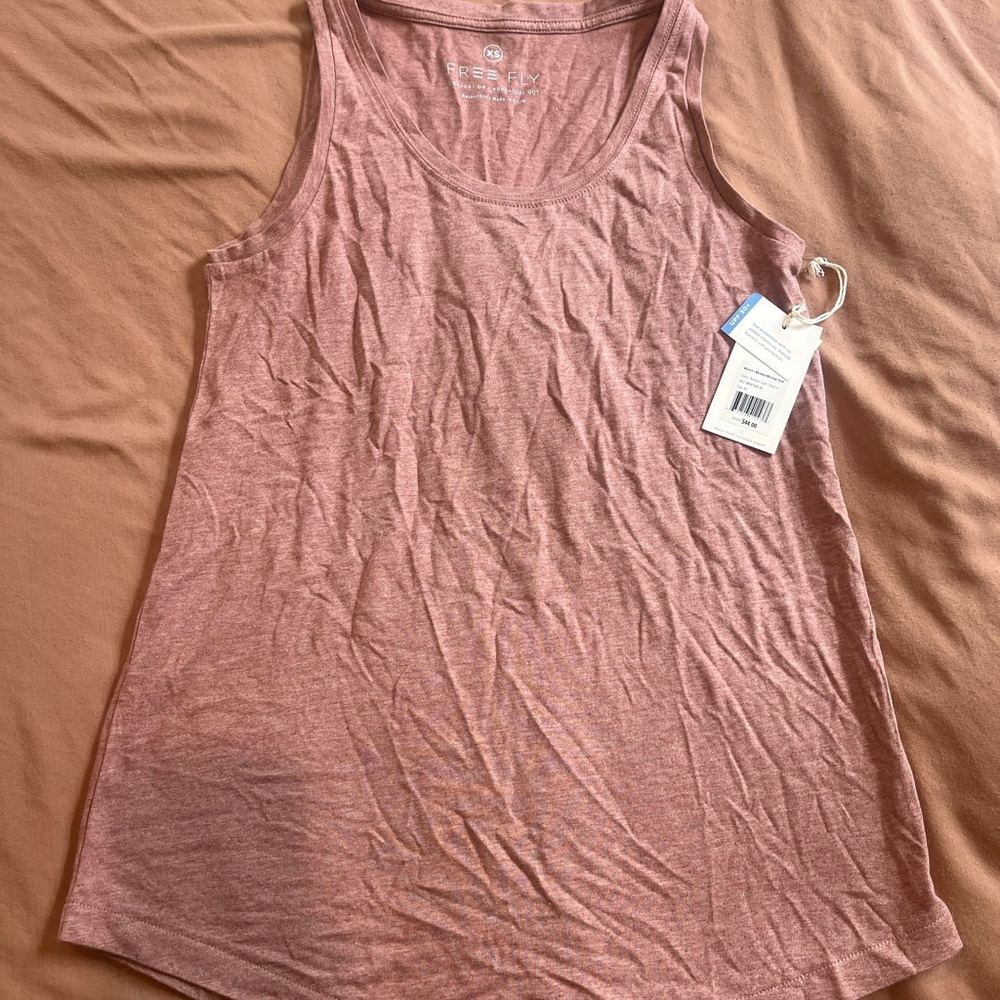 Free Fly Apparel Heather Light Sangria Tank Top